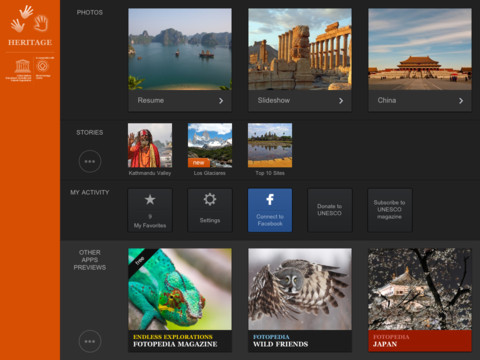 Werelderfgoed iPad App