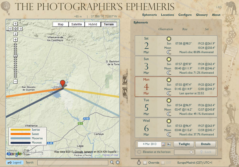 The Photographers Ephemeris