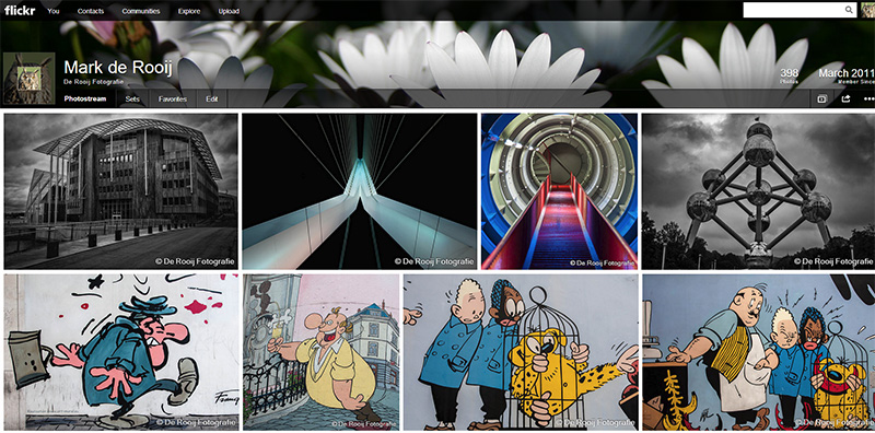 Nieuwe FlickR Layout