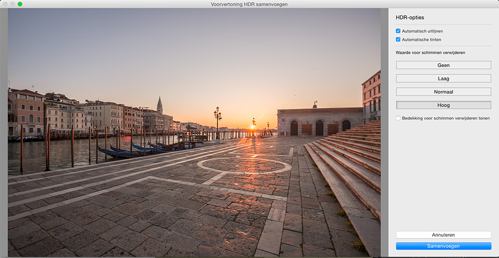 Lightroom 6 HDR Functie