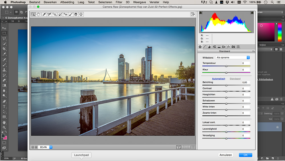 Fotobewerking met Camera RAW 