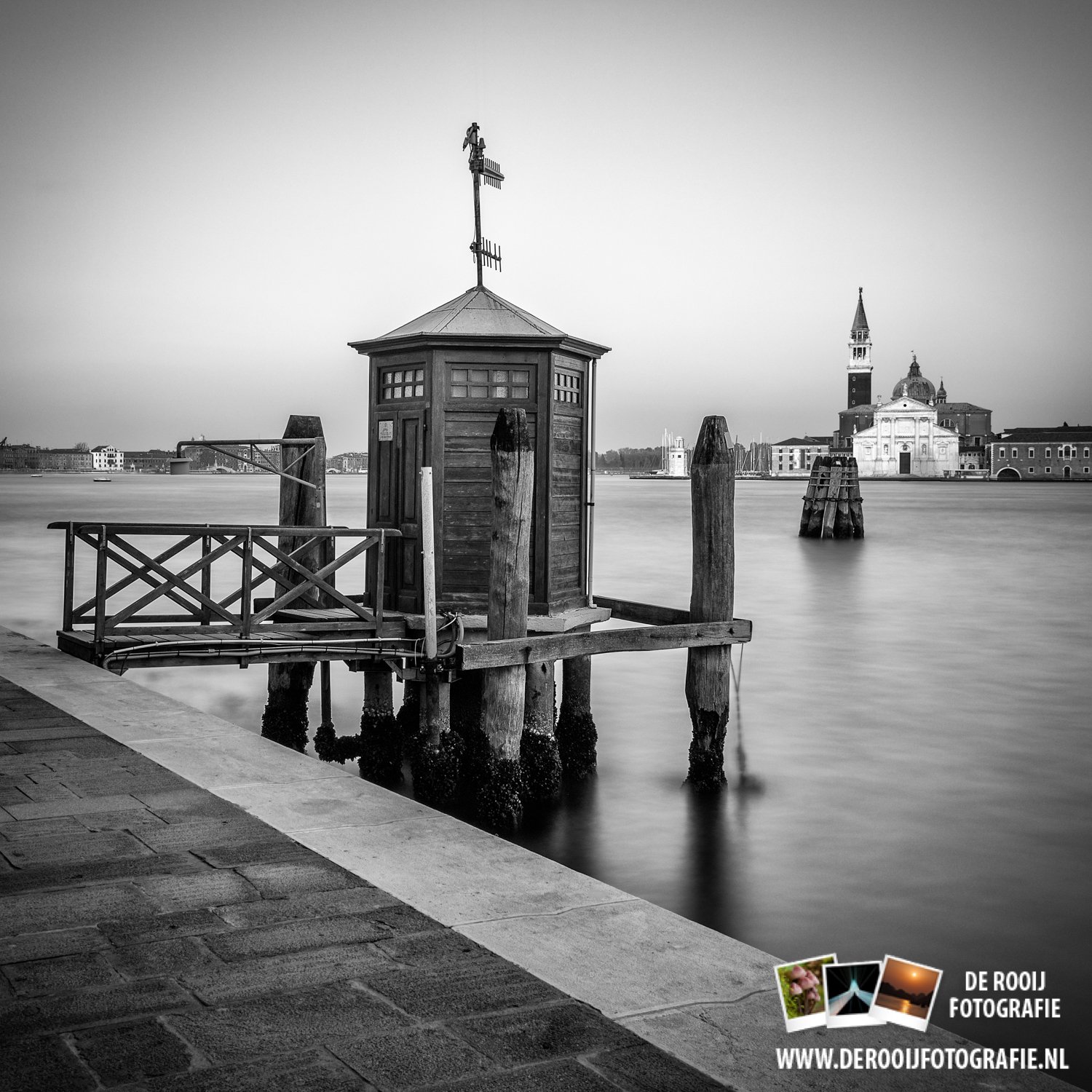 Lange sluitertijd in venetië (zwart wit) de rooij fotografie