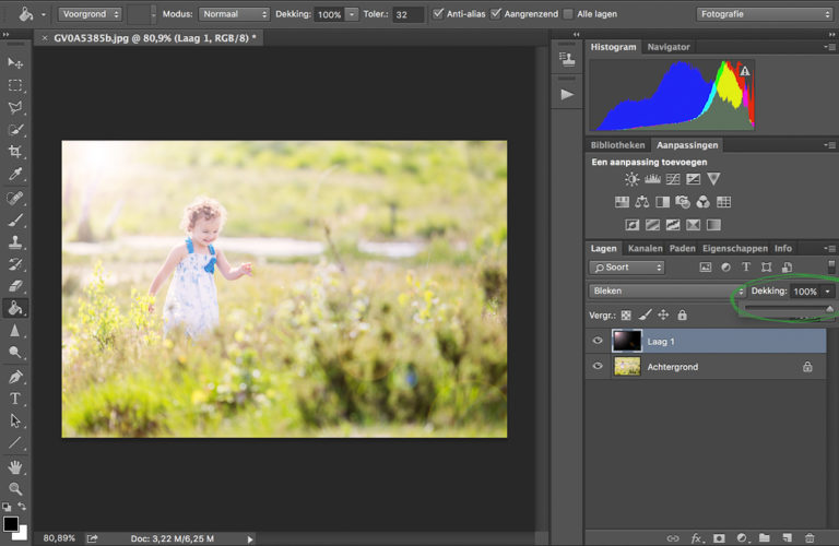 Overvloeimodus in Adobe Photoshop