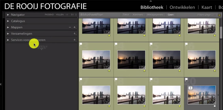 Adobe Lightroom Eindmarkering