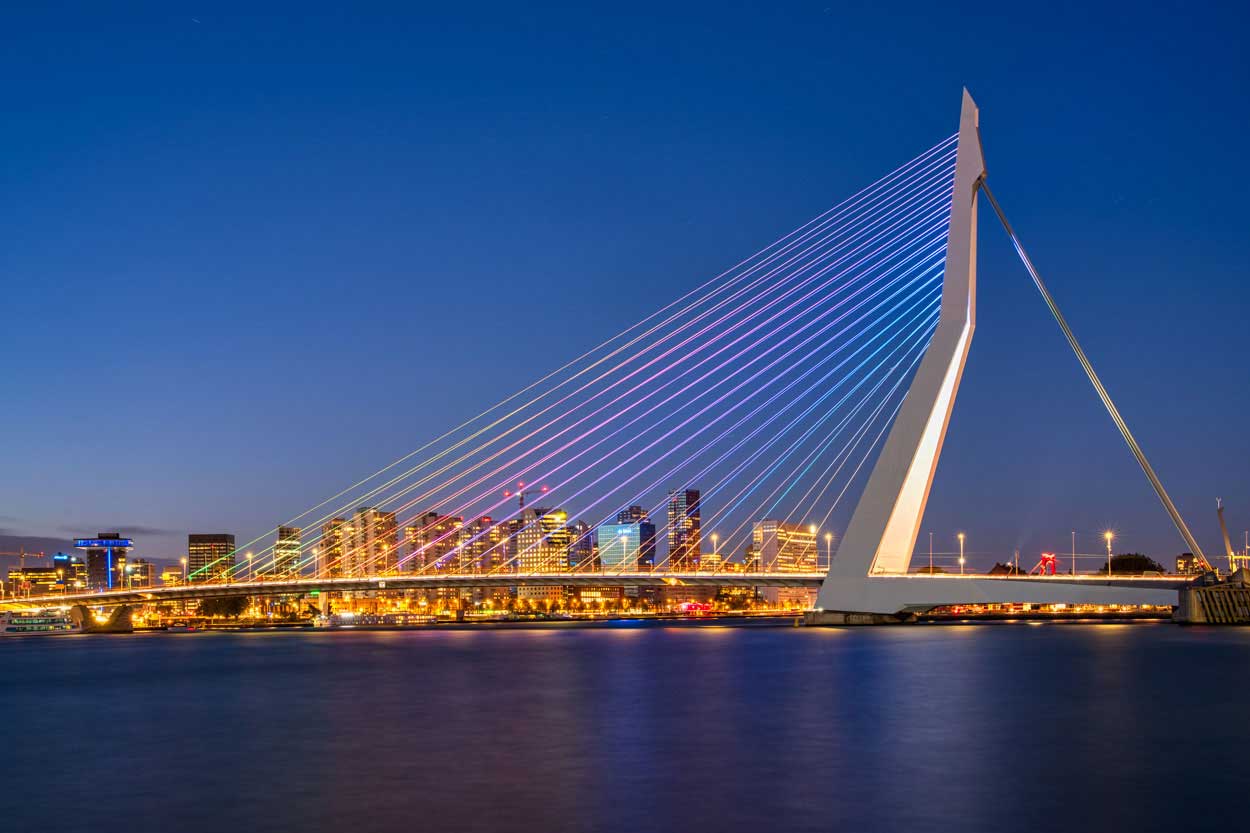 Workshop avondfotografie - Erasmusbrug fotograferen
