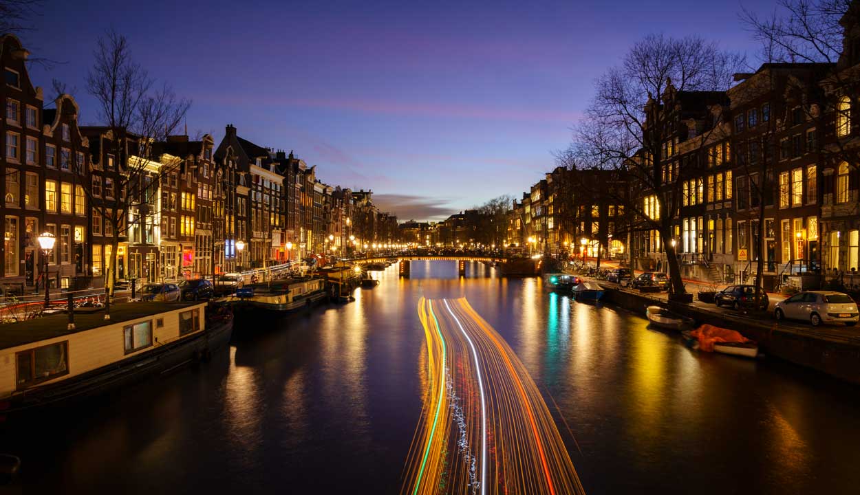 Workshop avondfotografie in Amsterdam - Lichtsporen fotograferen