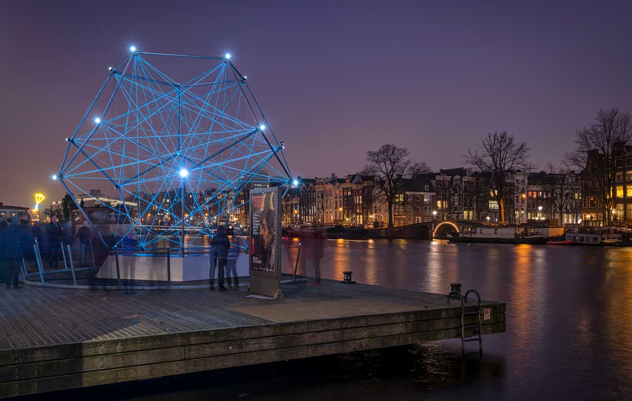 Workshop avondfotografie Amsterdam Light Festival