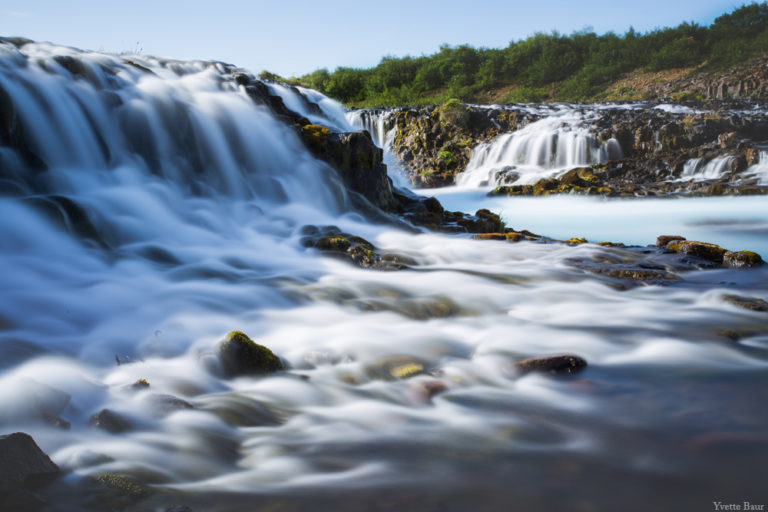 Lange sluitertijd voorbeeld waterval