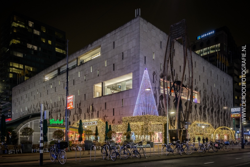 Kerstfoto Bijenkorf Rotterdam