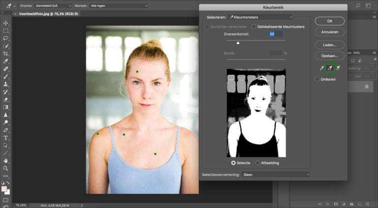 04 huid donkerder maken photoshop