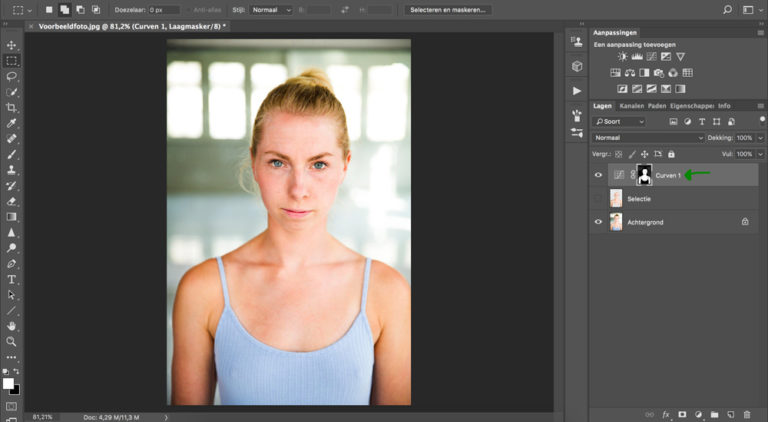 14 huid donkerder maken photoshop