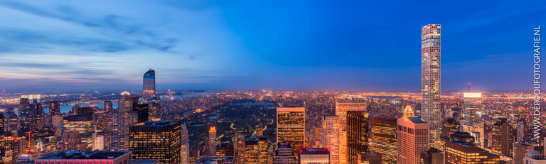 Mooiste foto's New York - Skyline vanaf Top of the Rock