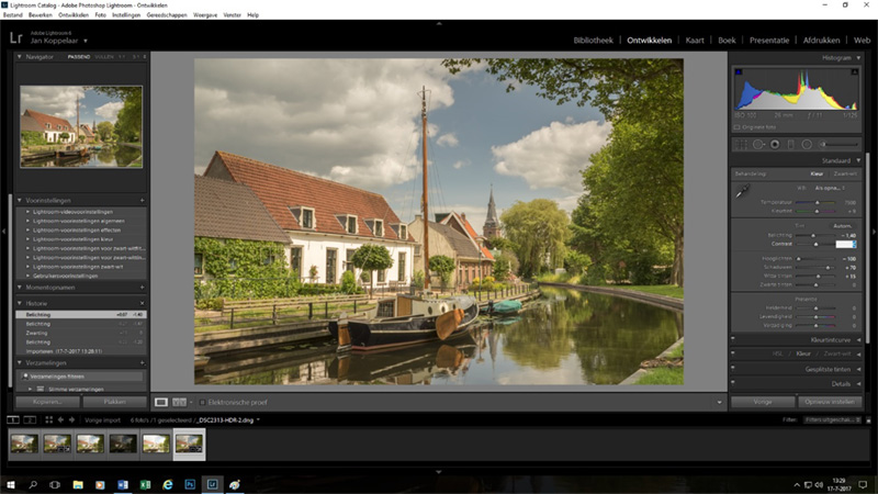 HDR foto in Adobe Lightroom CC