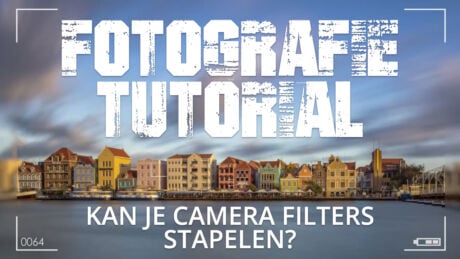 UV filter en polarisatiefilter op elkaar zetten