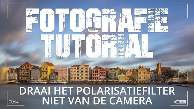 Voorkomen dat het polarisatiefilter van de lens draait