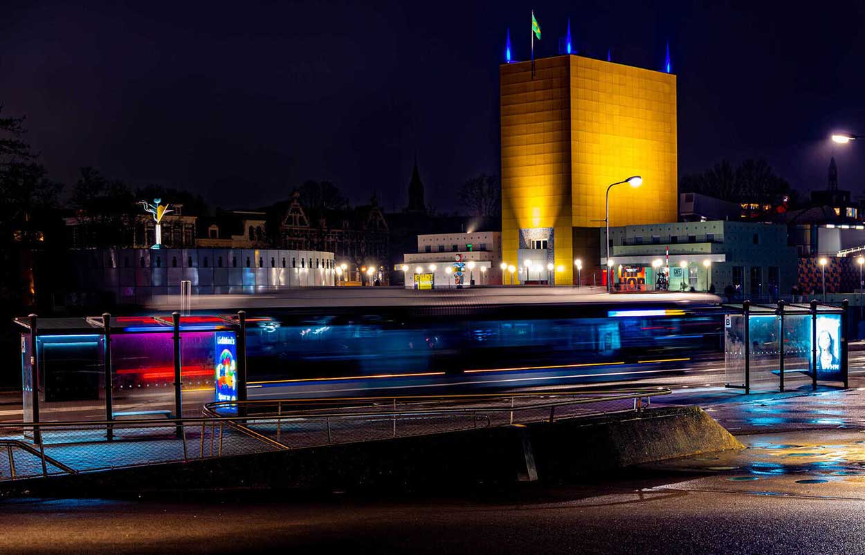 Beste cursus avondfotografie Groningen - Gronings Museum - Foto Rene Weersing