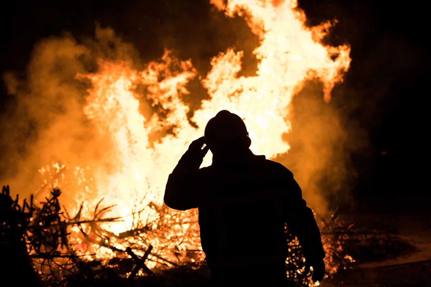 Foto Renzo Gerritsen kerstboomverbranding 22