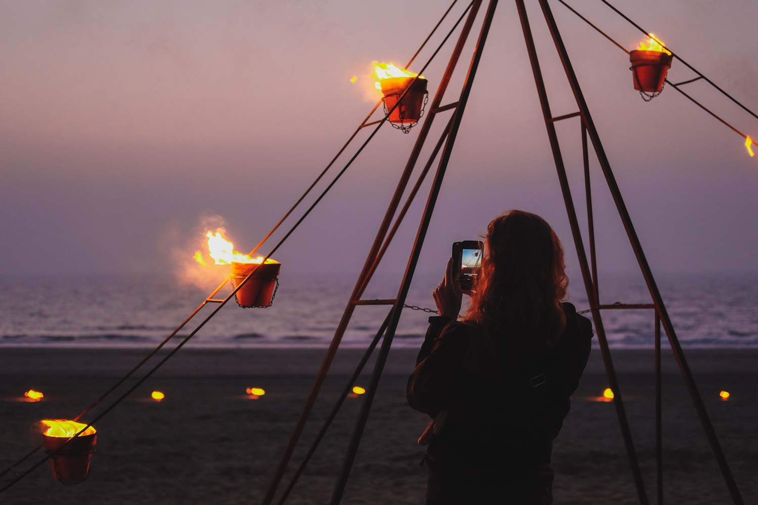 Bonfirebeachfest op het Scheveningse strand