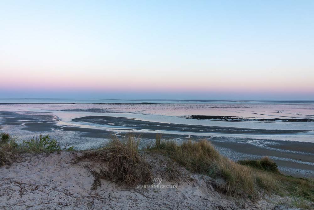 Foto 4 Zonsondergang Waddenzee