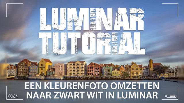 Kleurenfoto omzetten naar zwart wit in Luminar