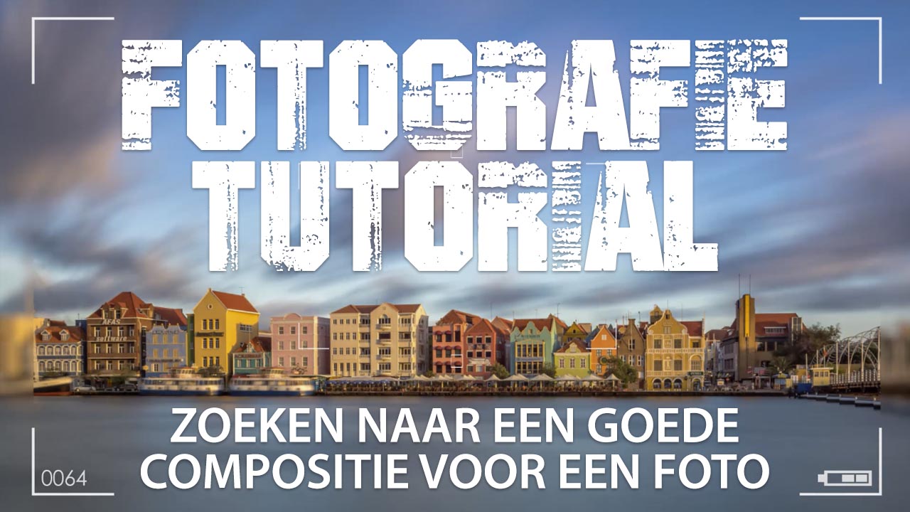 Zoeken naar een goede compositie voor een foto