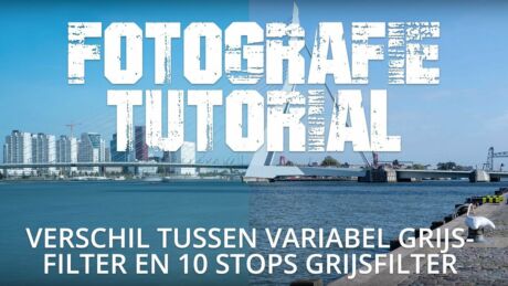 Verschil tussen variabel grijsfilter en 1- stops grijsfilter