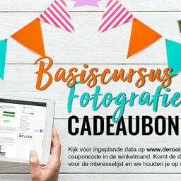 Cadeaubon fotografie cursus bij De Rooij Fotografie