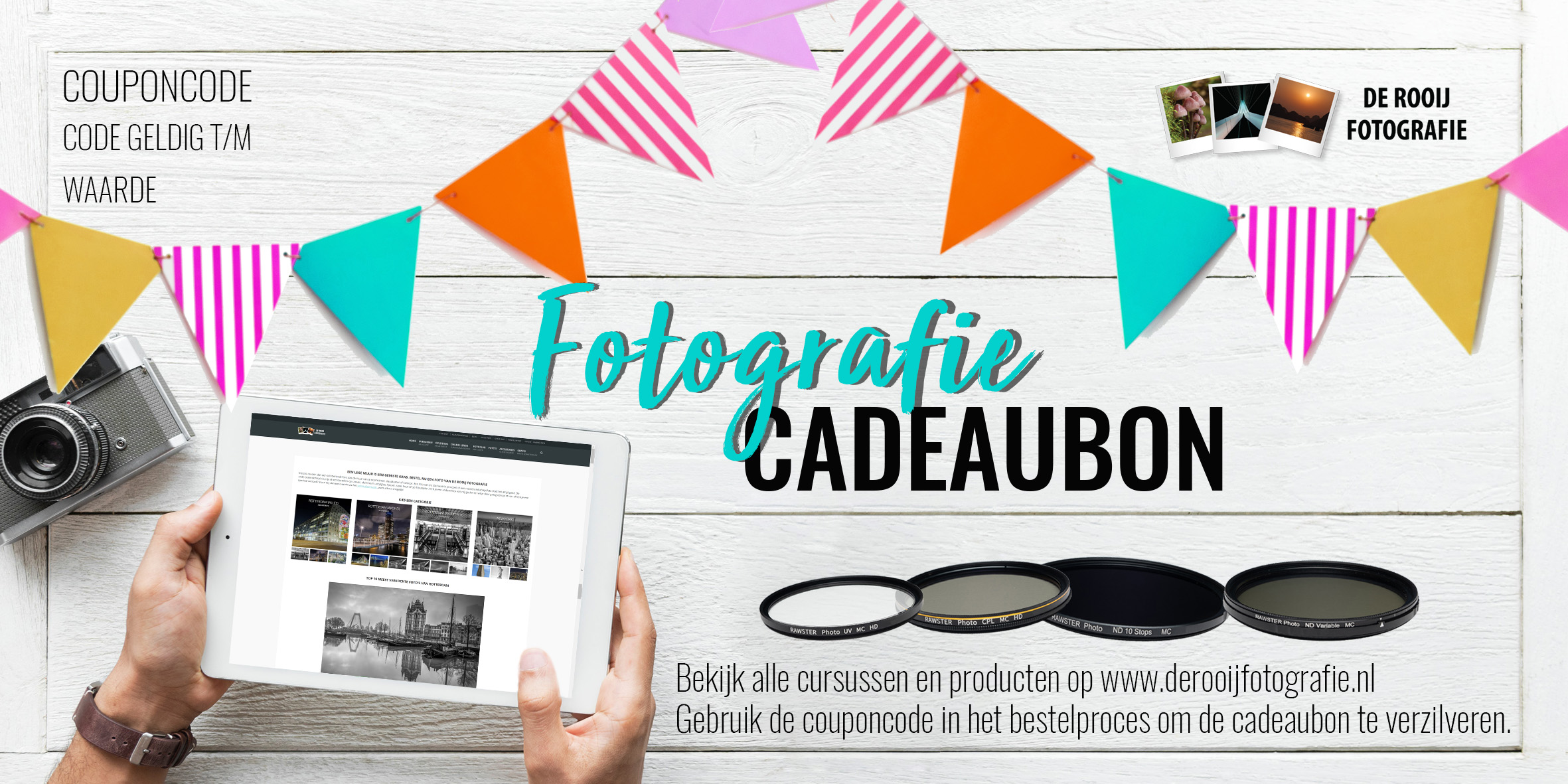 Cadeaubon Fotografie - De Rooij Fotografie