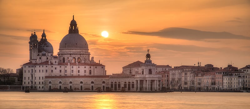 Zonsondergang fotografie tijdens de fotoreis Venetië