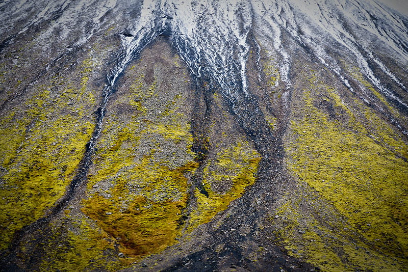 IJslandse landschappen abstract fotograferen