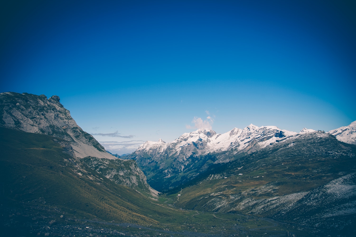 cold landscape mountain range 107582