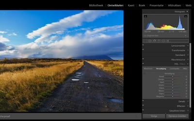 Landschapsfoto's bewerken