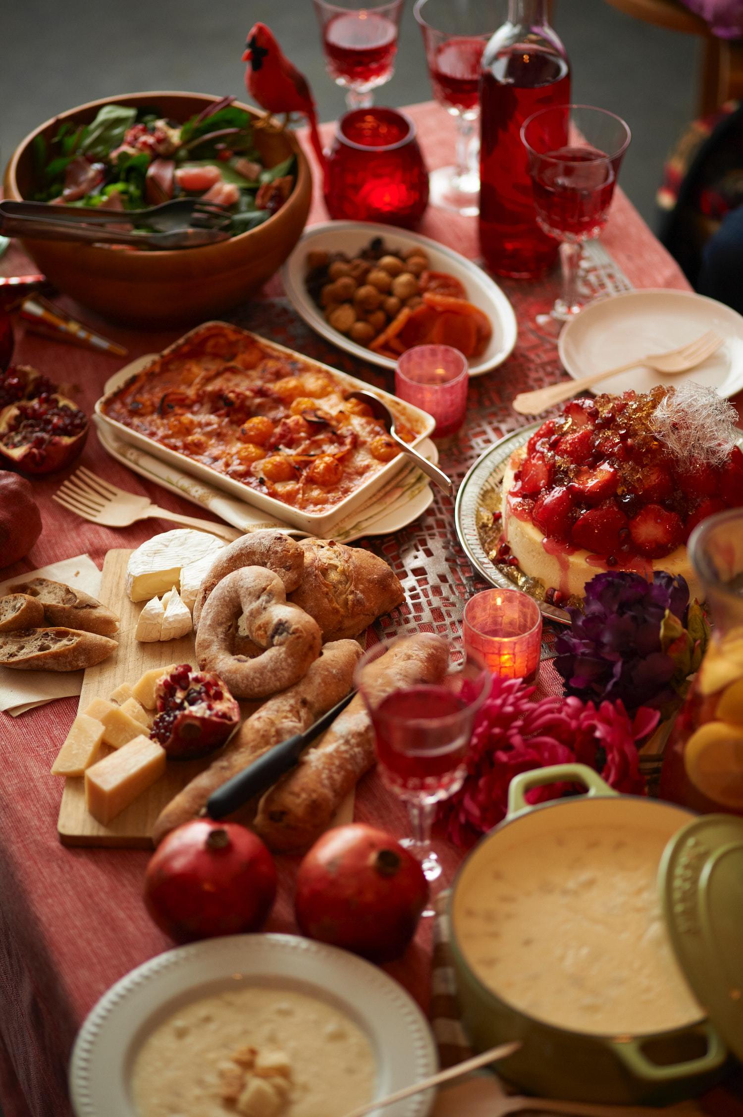 kerst dinner fotograferen