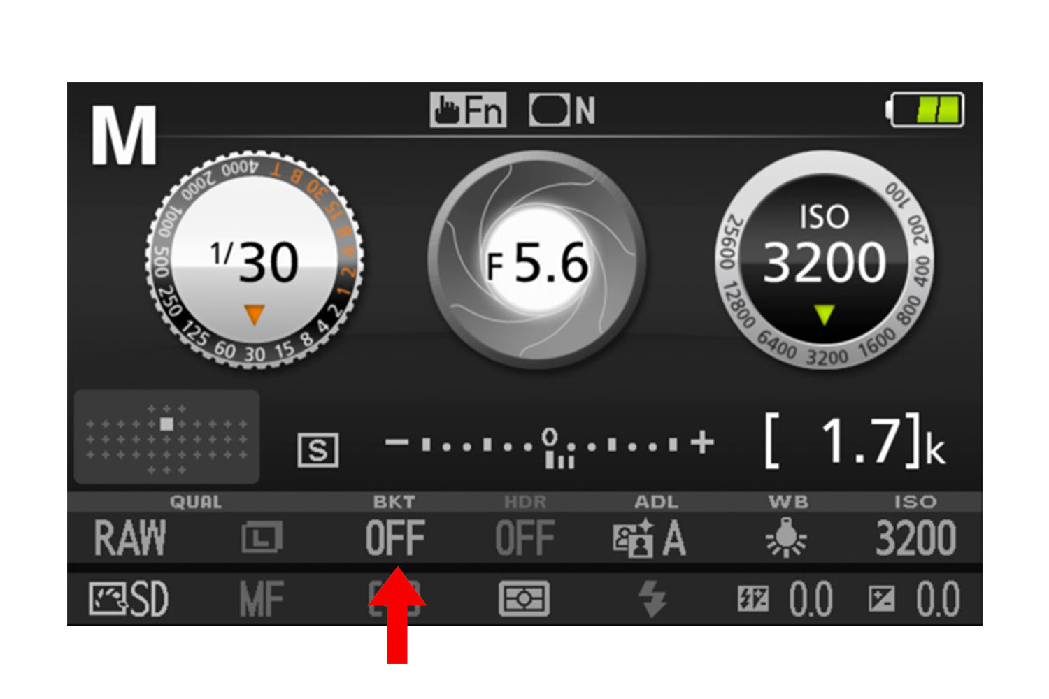 nikon bracketing