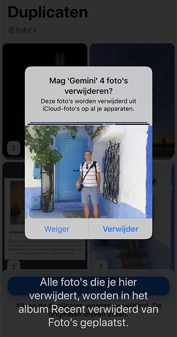gemini photo hoe verwijder je foto duplicaten