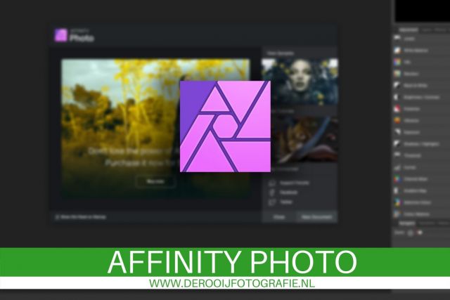 Wat is Affinity Photo en wat kun je er mee?