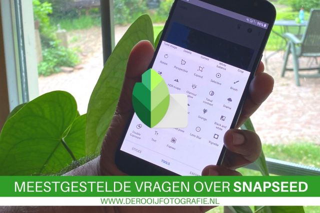 De meestgestelde vragen over Snapseed