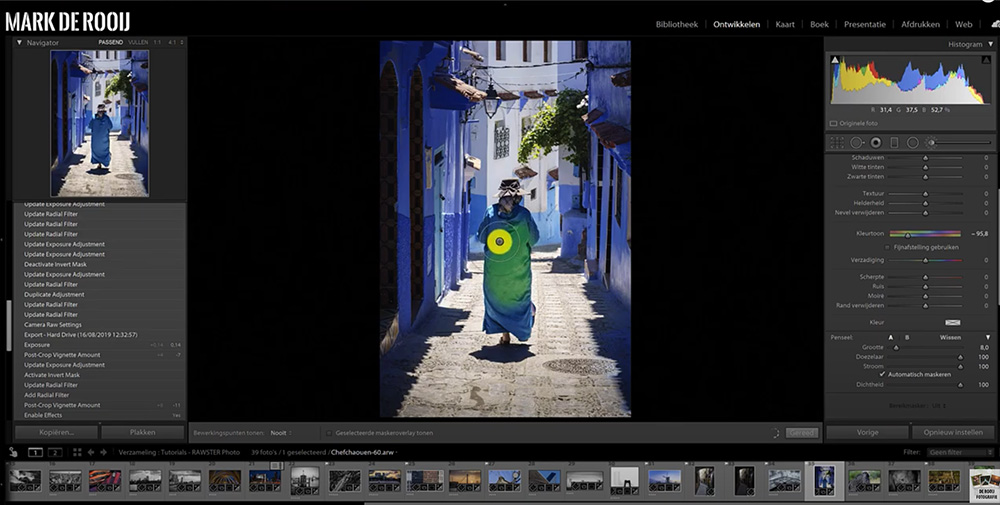 lightroom update 9.3 lokaal kleuren aanpassen 1