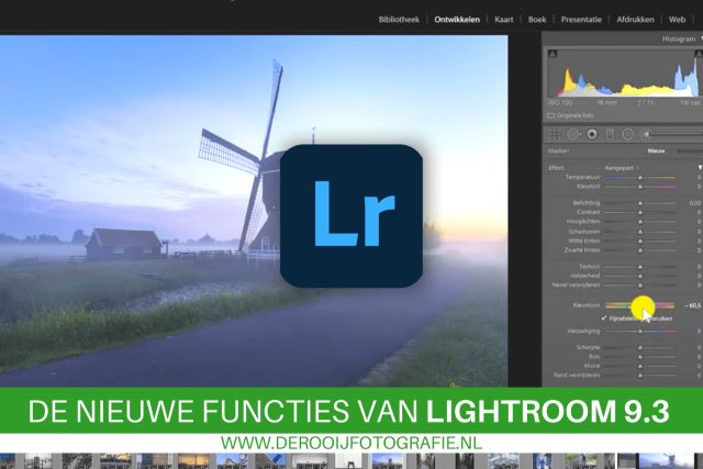 dit zijn de nieuwe functies van Adobe Lightroom update 9.3