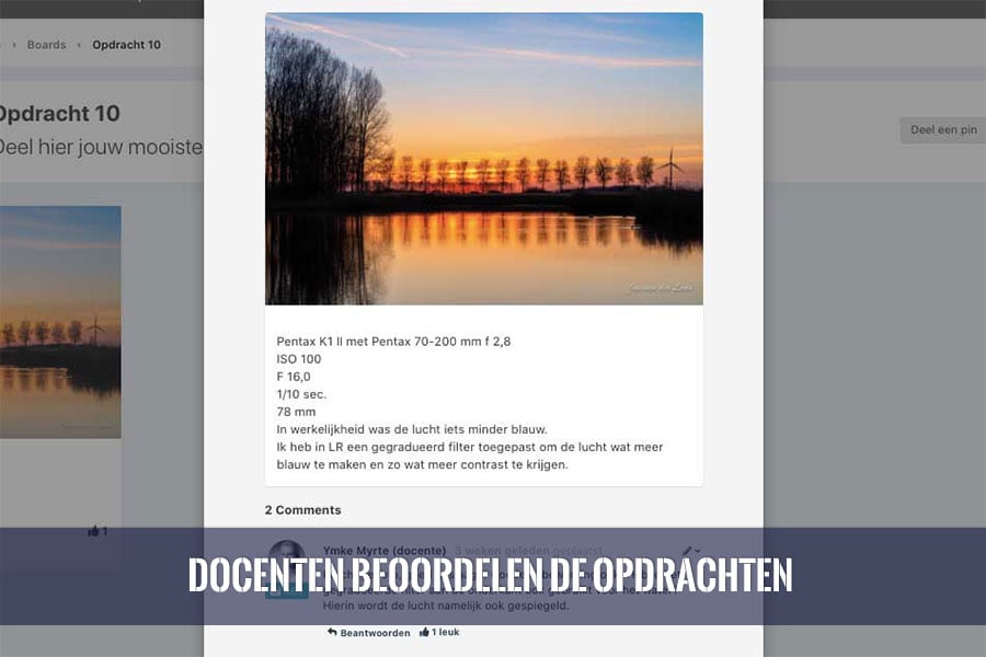 Feedback en tips krijgen op ingezonden foto's