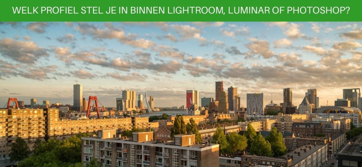 Welk profiel kun je het beste instellen bij adobe lightroom en photoshop