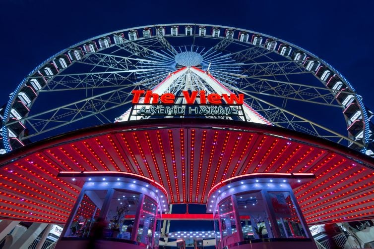 Reuzenrad The View van Arend Harms in Rotterdam