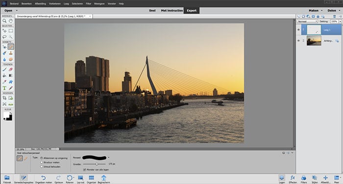 Beste cursus Photoshop Elements - Onderwerpen verwijderen