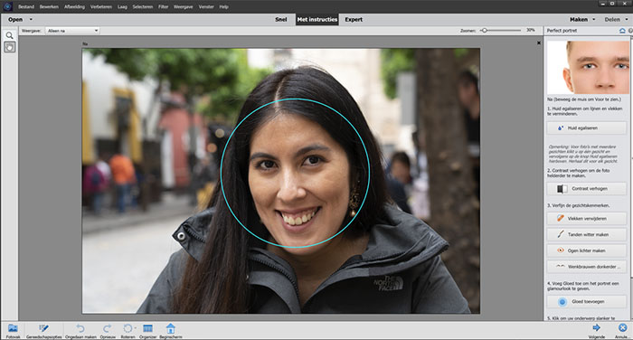 Photoshop Elements - Portretfoto's bewerken