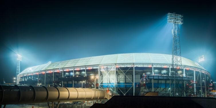 Avondfoto De Kuip - Stadion Feyenoord