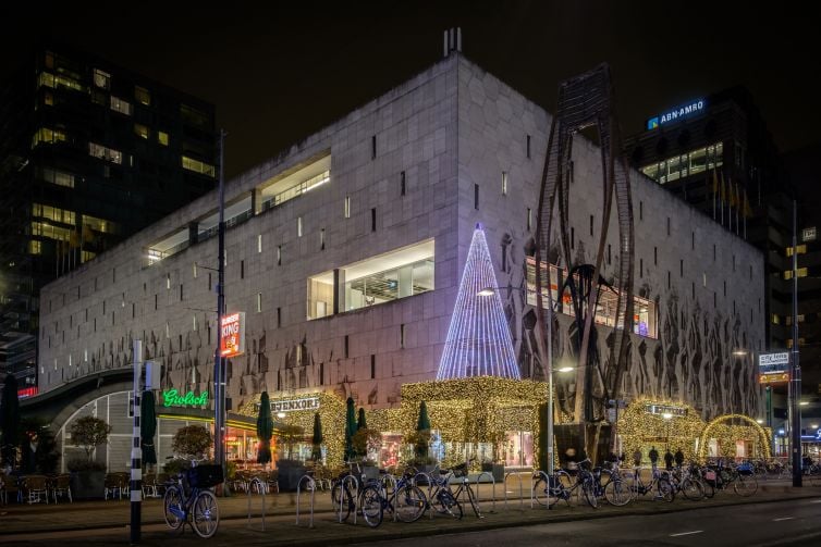 Kerstversiering Bijenkorf Rotterdam