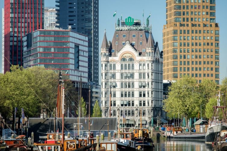 Foto Witte Huis in Rotterdam