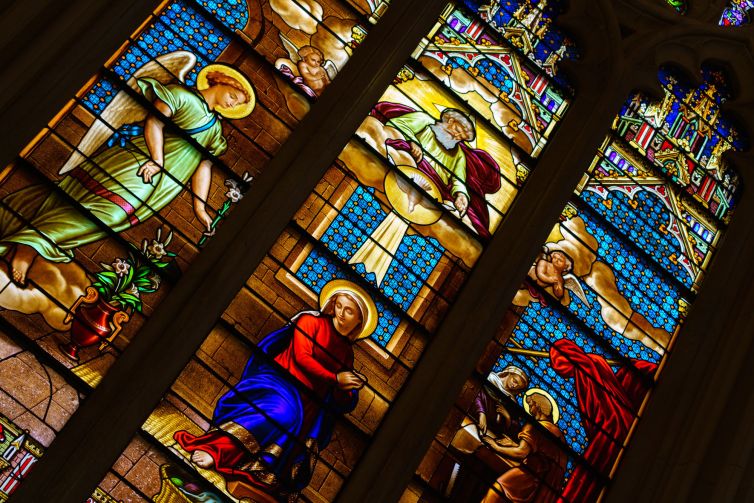 Glas-in-lood raam - Saint Patricks Cathedral New York