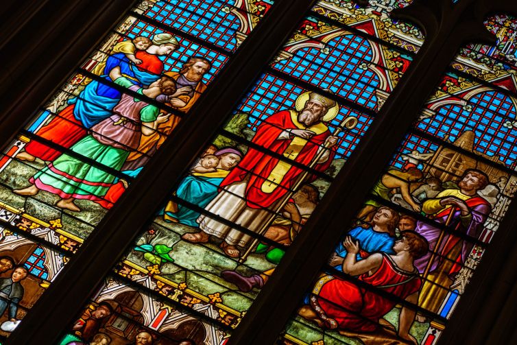 Glas-in-lood raam - Saint-Patricks kathedraal New York