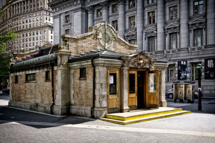 Metrostation Battery Park New York